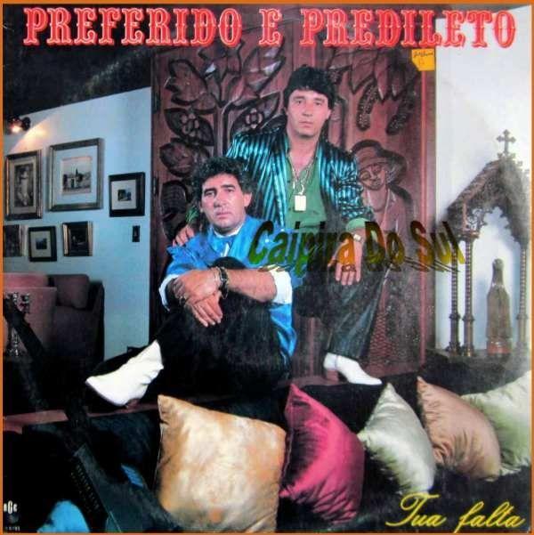 Portada de Álbum "Tua Falta", de Preferido e Predileto