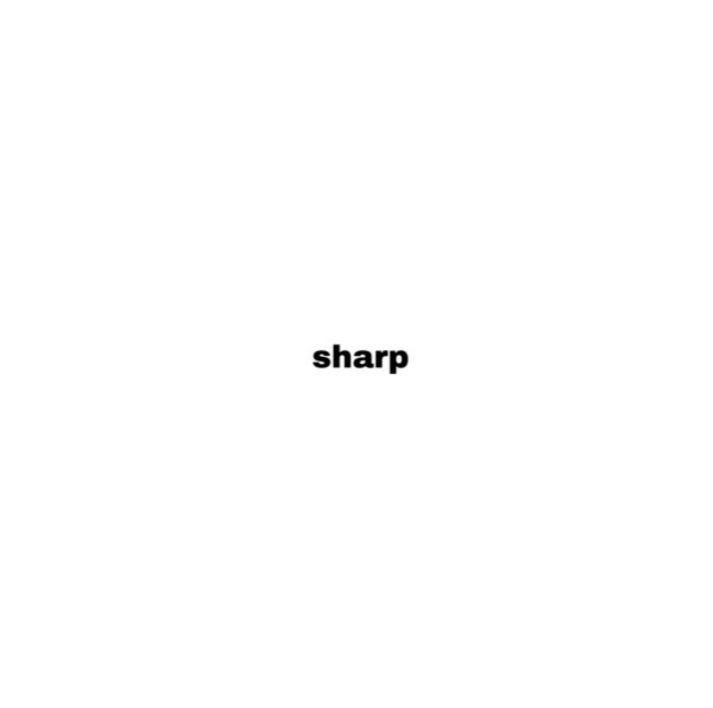 Single/EP cover of "SHARP" by Sharp. (SAMO)