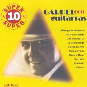 Portada de Álbum "Gardel Con Guitarras", de Carlos Gardel