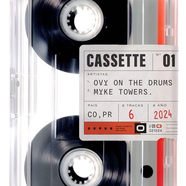 Single/EP cover of "CASSETTE 01" by Myke Towers