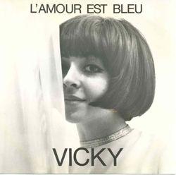 Portada de Álbum "L'Amour Est Bleu", de Vicky Leandros