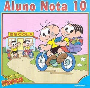 Portada de Álbum "Turma da Mônica: Aluno Nota 10", de Turma da Mônica
