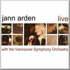 Portada de Álbum "Live With The Vancouver Symphony Orchestra", de Jann Arden