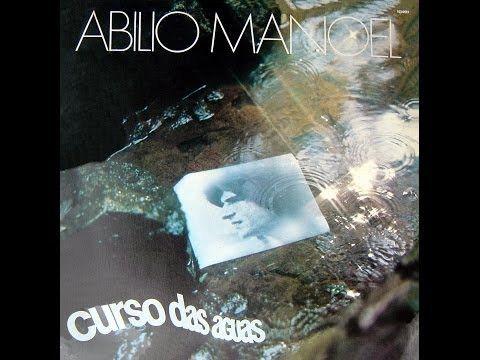 Portada de Álbum "Curso Das Aguas", de Abílio Manoel