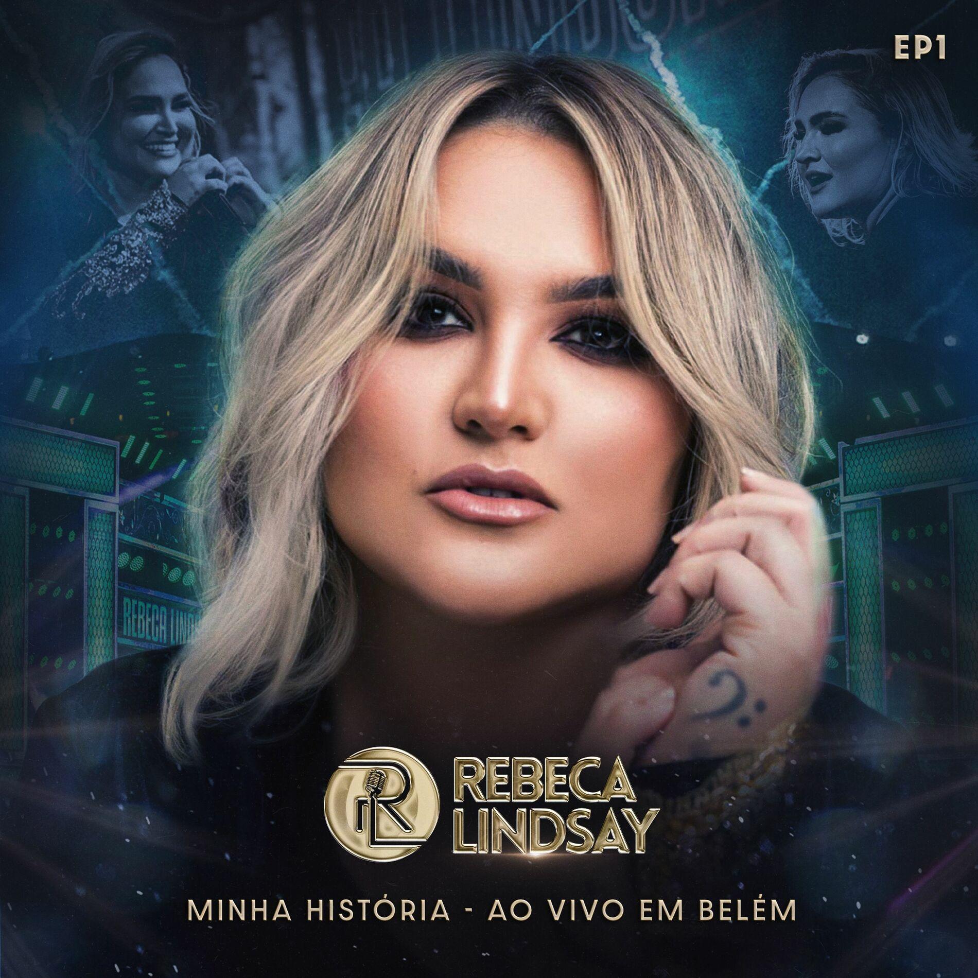 Portada de Sencillo/EP "Minha História", de Rebeca Lindsay