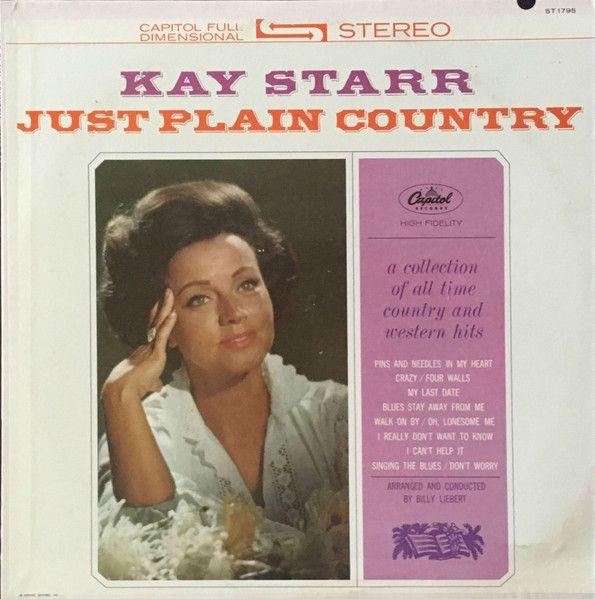 Capa do Álbum "Just Plain Country", de Kay Starr
