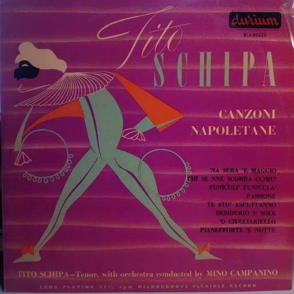 Capa do Álbum "Canzoni Napoletane", de Tito Schipa