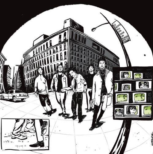 Capa do Single/EP "Meus Poucos Amigos", de Daparte