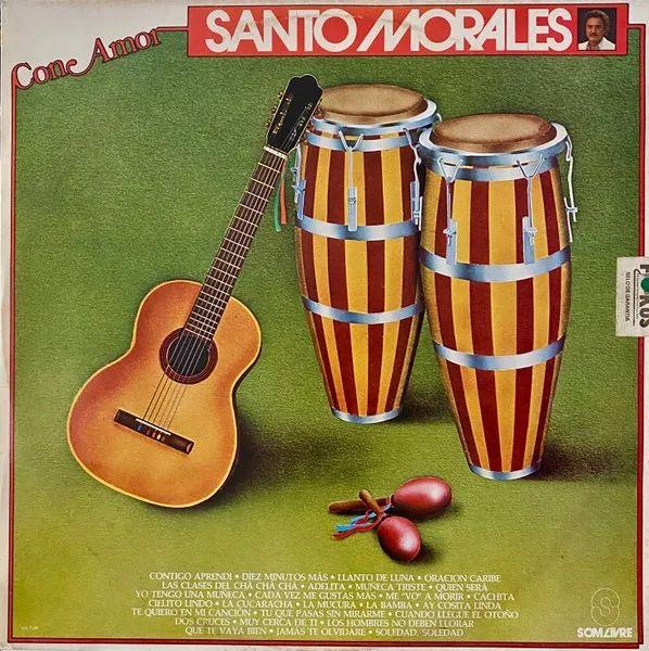 Portada de Álbum "Con Amor", de Santo Morales