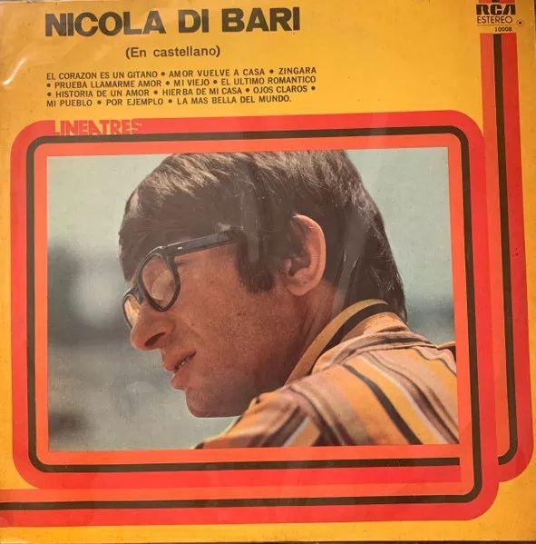 Portada de Álbum "En Castellano", de Nicola di Bari