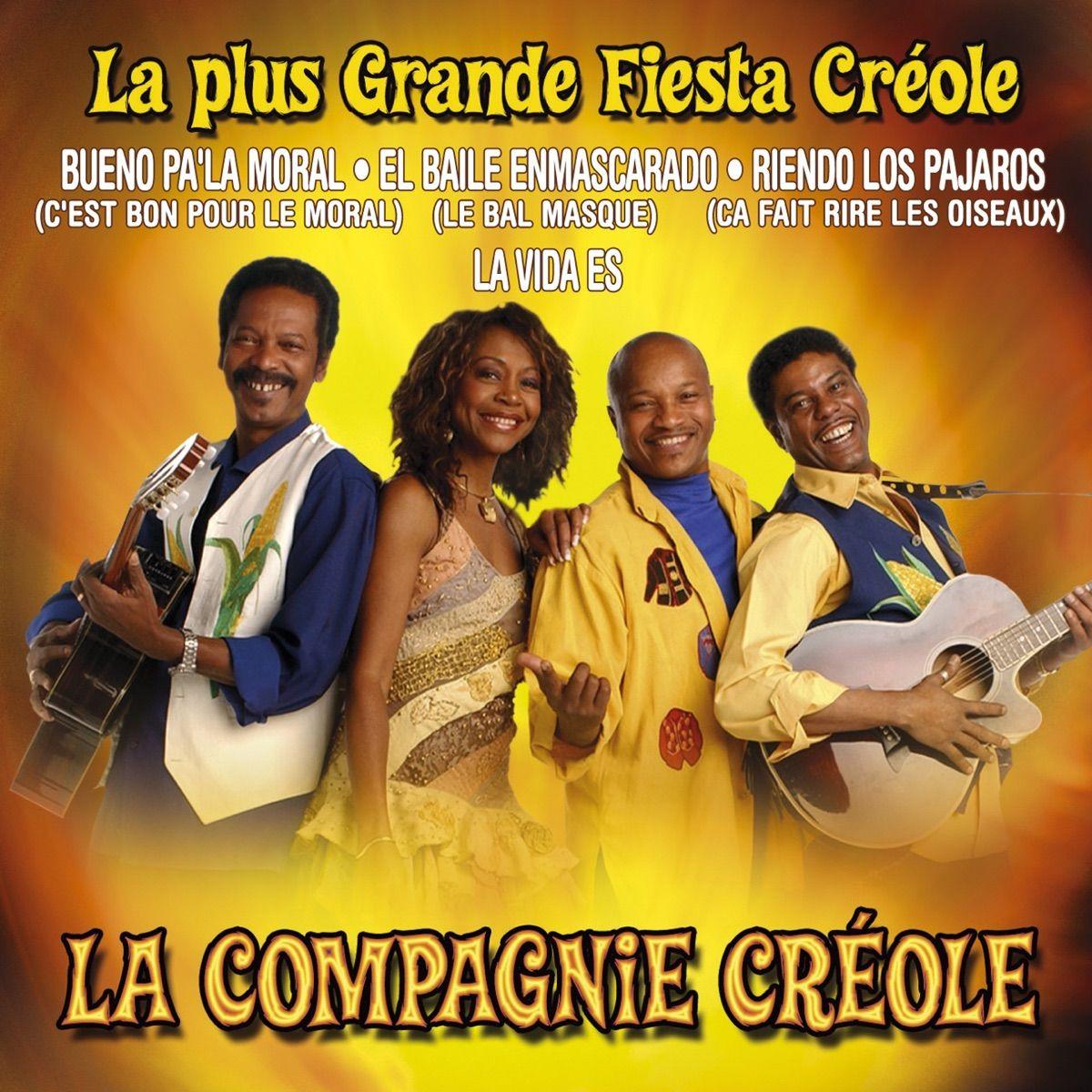 Portada de Álbum "La Plus Grande Fiesta Créole", de La Compagnie Créole