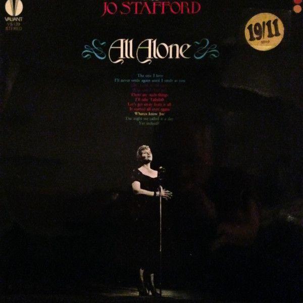 Capa do Álbum "All Alone", de Jo Stafford