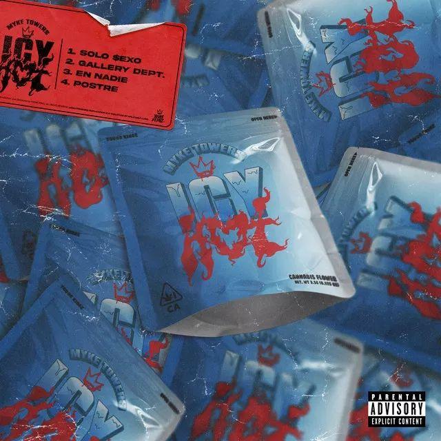 Single/EP cover of "Icy Hot" by Myke Towers