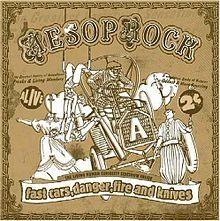 Capa do Álbum "Fast Cars, Danger, Fire and Knives EP", de Aesop Rock
