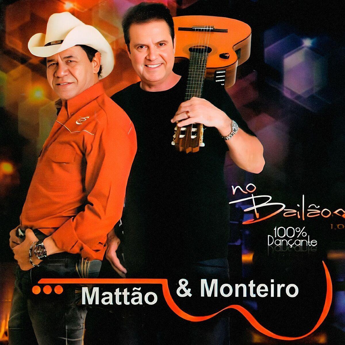 Capa do Álbum "No Bailão (100% Dançante)", de Mattão e Monteiro