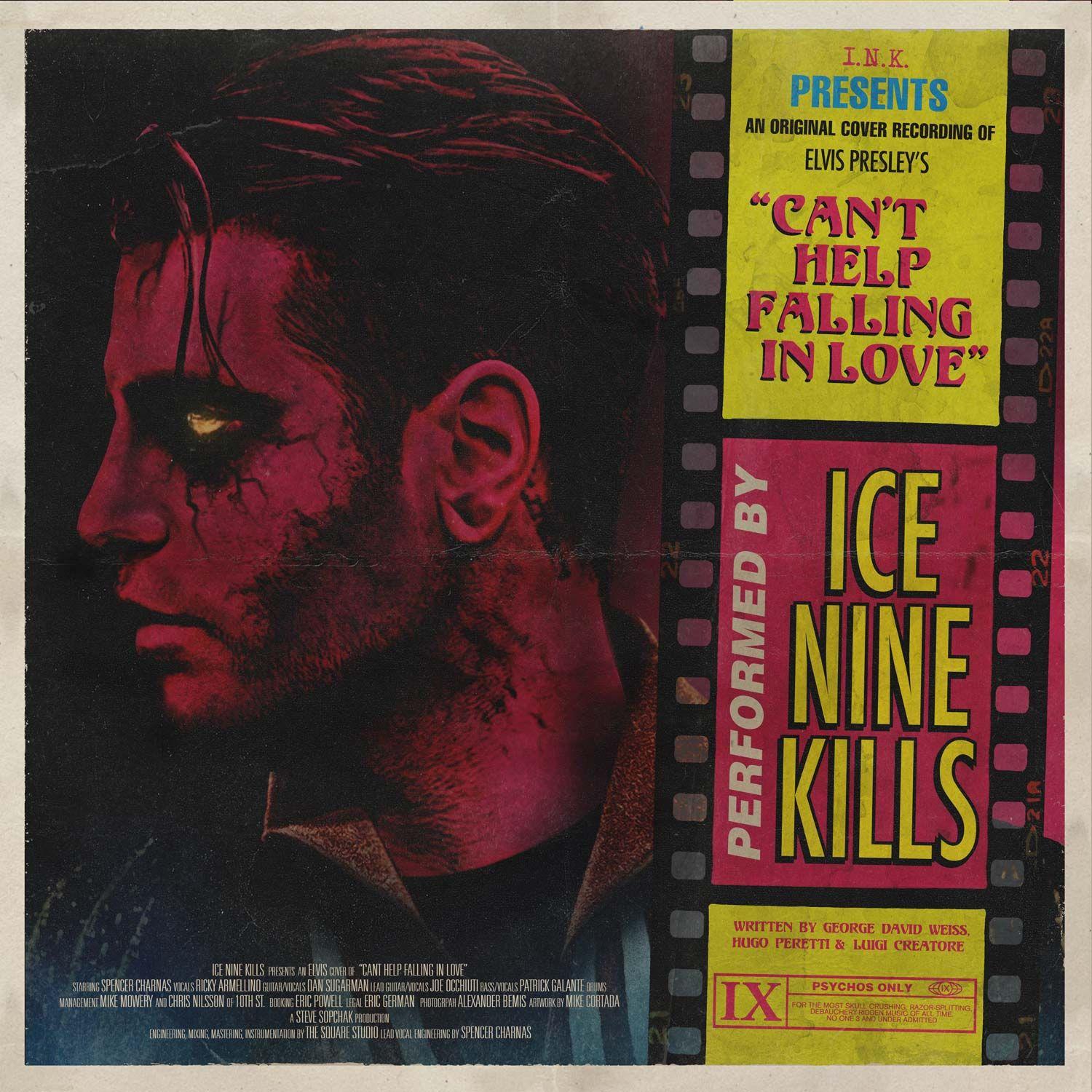 Portada de Sencillo/EP "Can't Help Falling In Love", de Ice Nine Kills