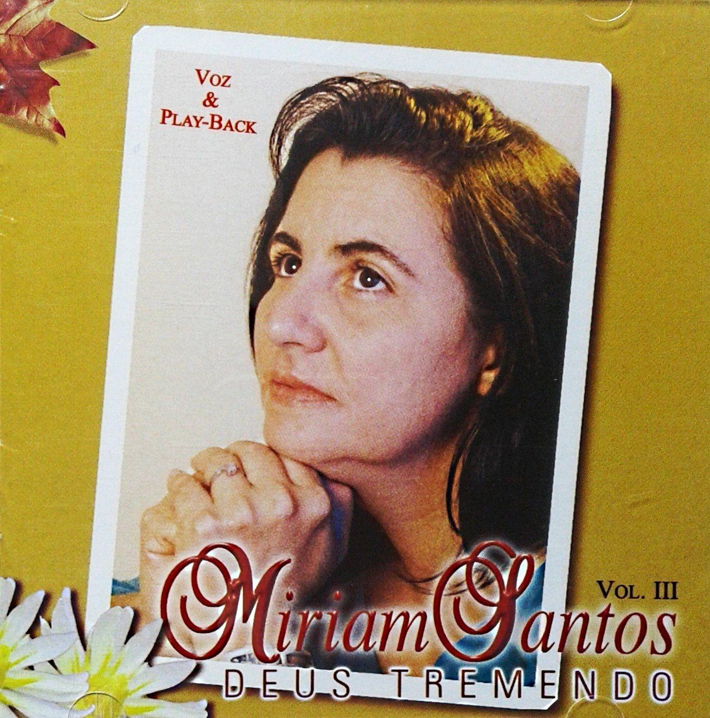 Portada de Álbum "Deus Tremendo", de Mirian Santos