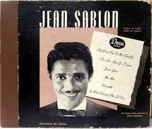 Portada de Álbum "Songs Of Paris", de Jean Sablon
