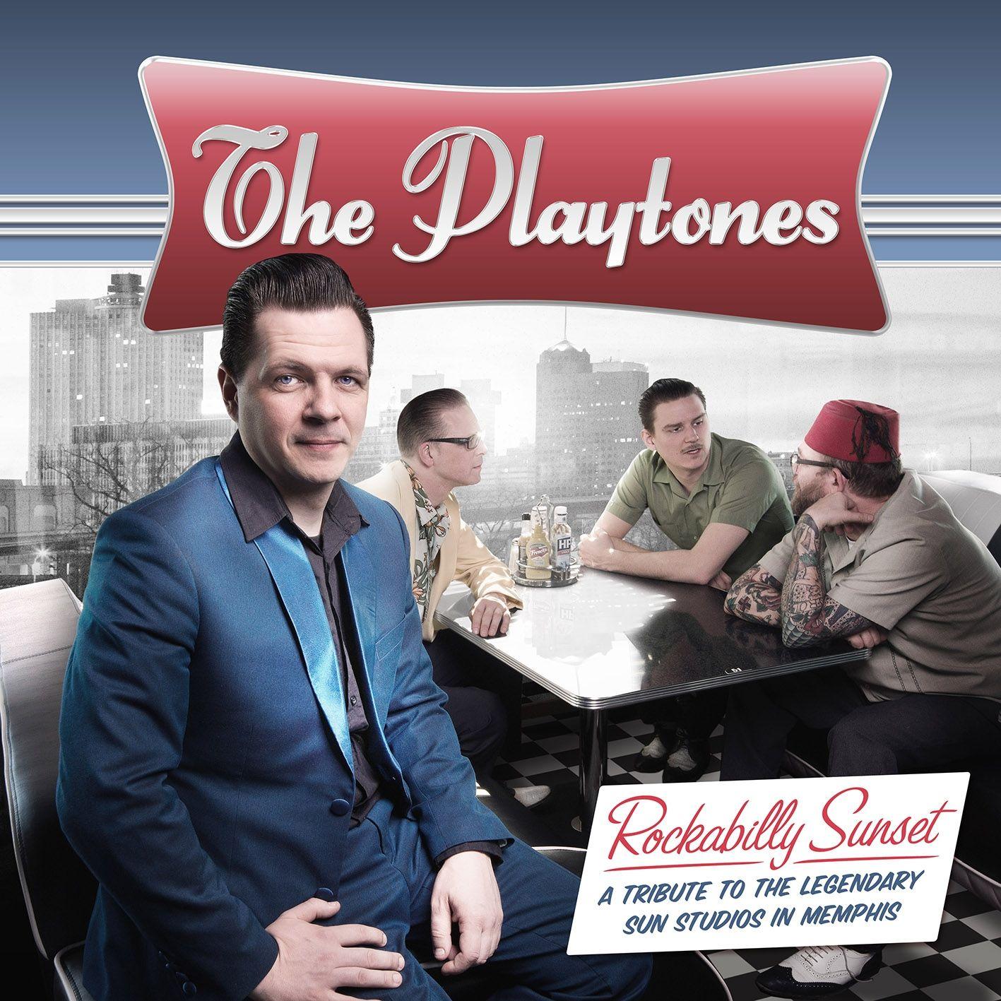 Capa do Álbum "Rockabilly Sunset ", de The Playtones