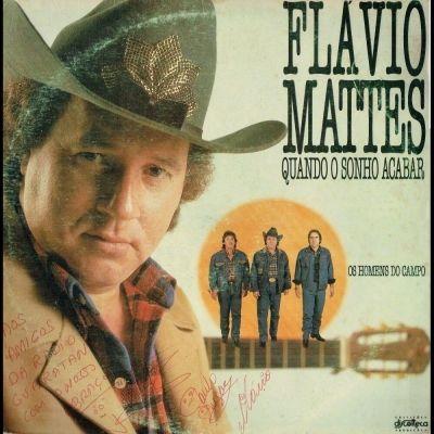 Portada de Álbum "Quando o Sonho Acabar", de Flávio Mattes