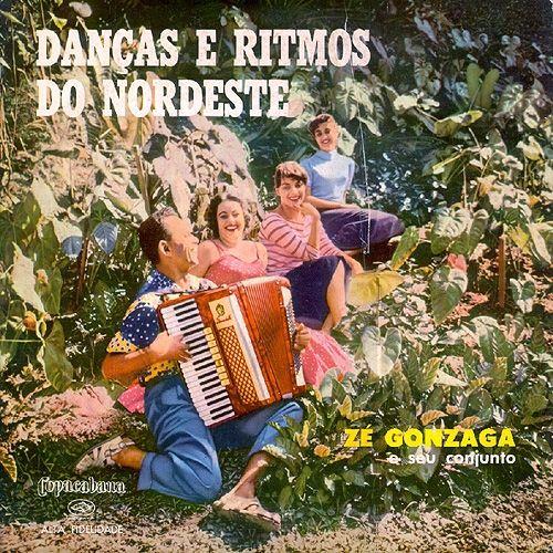 Portada de Álbum "Danças e Ritmos do Nordeste", de Zé Gonzaga