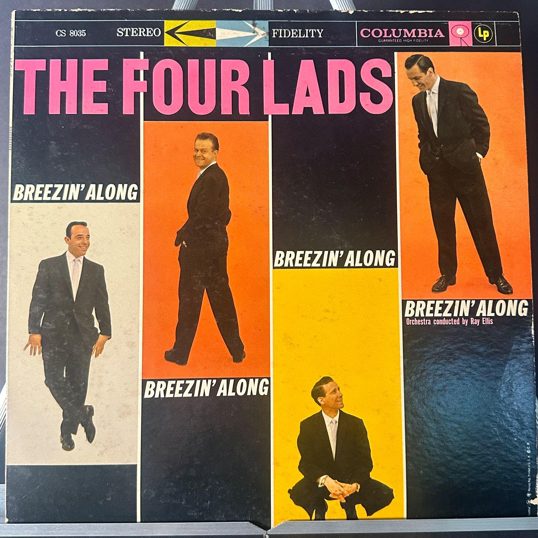 Portada de Álbum "Breezin' Along", de The Four Lads
