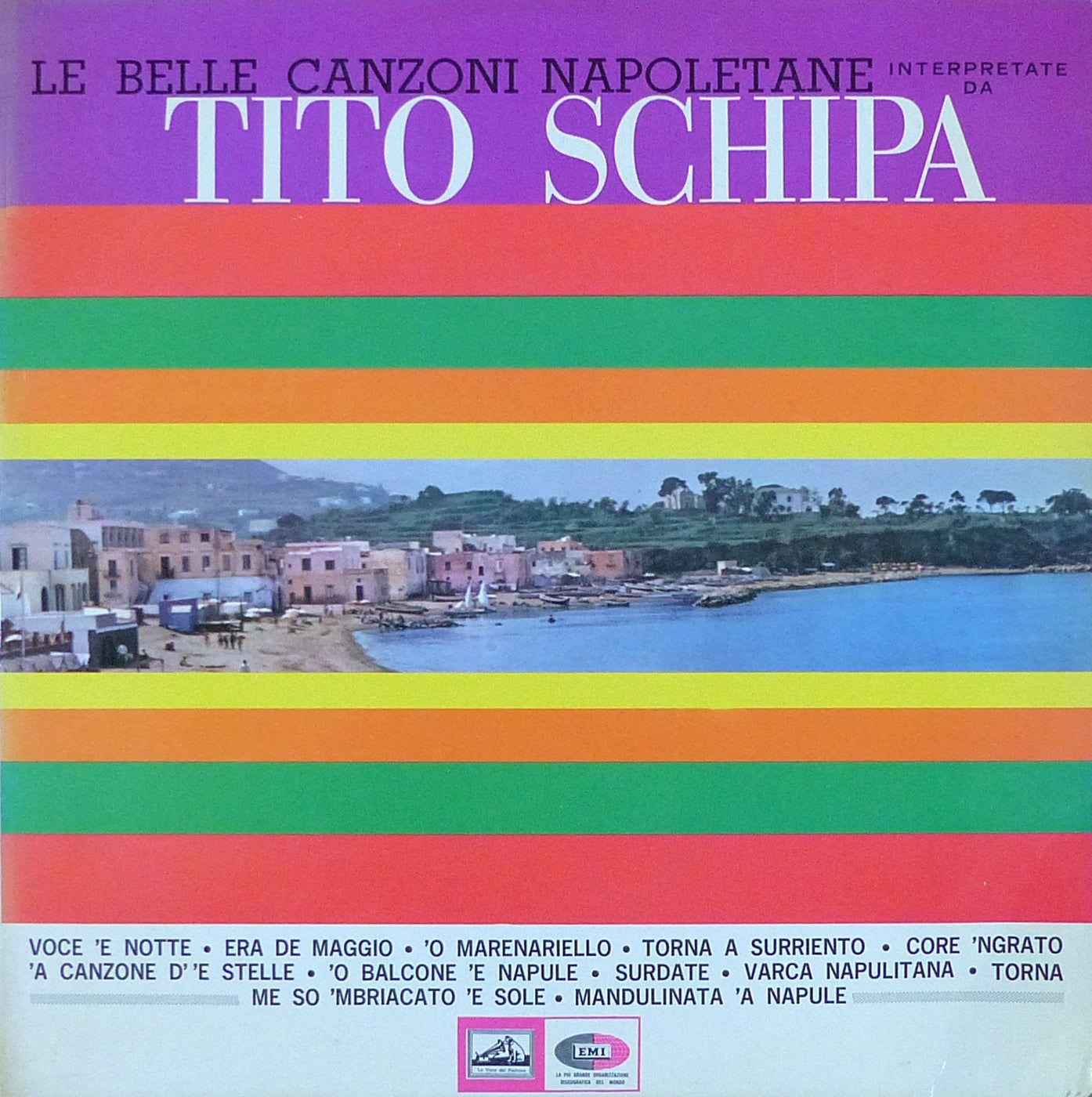 Capa do Álbum "Le Belle Canzoni Napoletane", de Tito Schipa