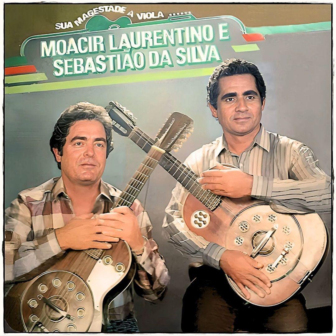 Portada de Álbum "Sua Majestade a Viola", de Moacir Laurentino e Sebastião da silva
