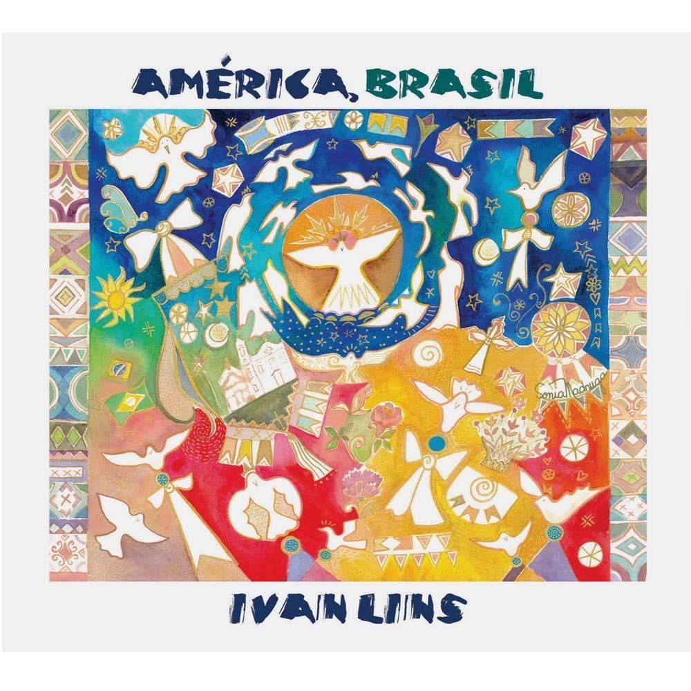 Portada de Álbum "América, Brasil", de Ivan Lins