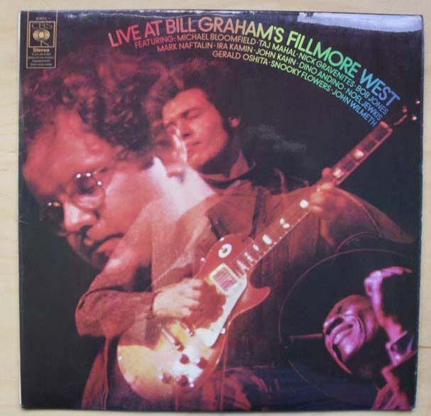 Capa do Álbum "Live At Bill Graham's Fillmore West", de Mike Bloomfield