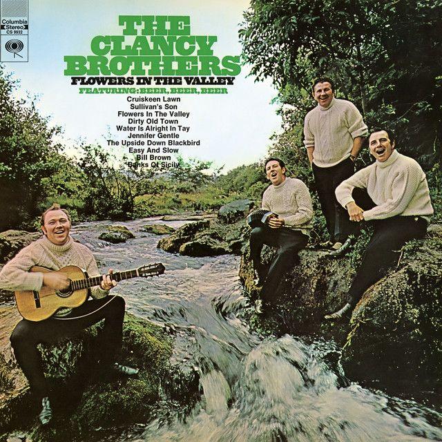 Portada de Álbum "Flowers In The Valley", de The Clancy Brothers
