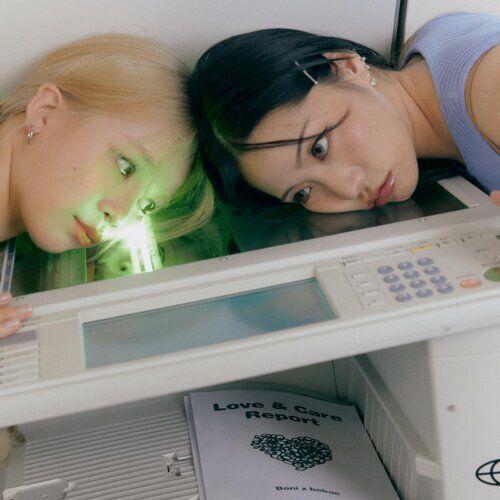 Portada de Sencillo/EP "Love & Care", de 보베 (bobae)