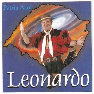 Portada de Álbum "Pátria Azul", de Leonardo (gaúcho)