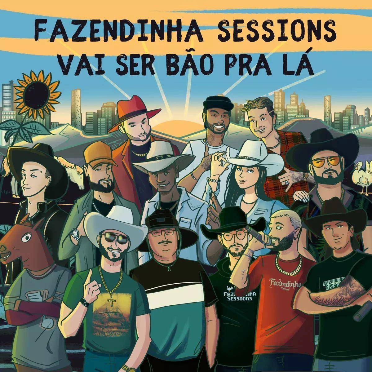 Portada de Sencillo/EP "Vai Ser Bão Pra Lá", de Fazendinha Sessions