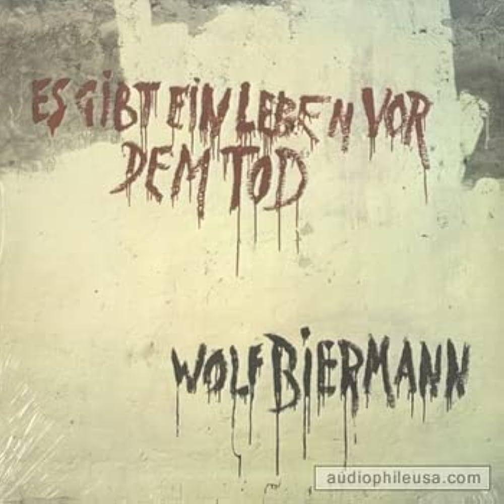 Portada de Álbum "Es Gibt Ein Leben Vor Dem Tod", de Wolf Biermann