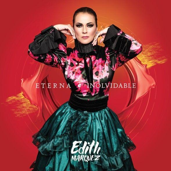 Portada de Álbum "Eterna e Inolvidable", de Edith Márquez