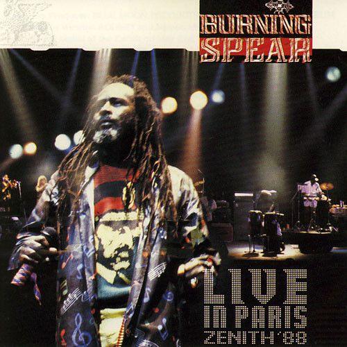 Capa do Álbum " Live In Paris", de Burning Spear