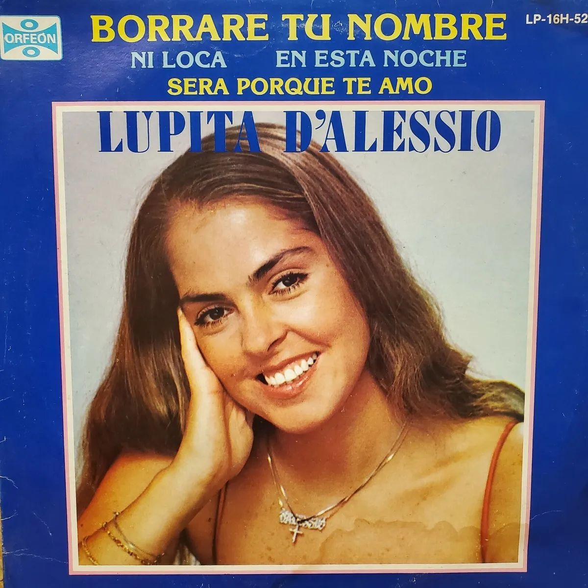 Portada de Álbum "Borrare Tu Nombre", de Lupita D'Alessio