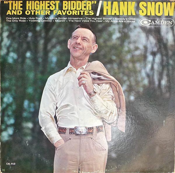 Portada de Álbum ""The Highest Bidder" And Other Favorites", de Hank Snow