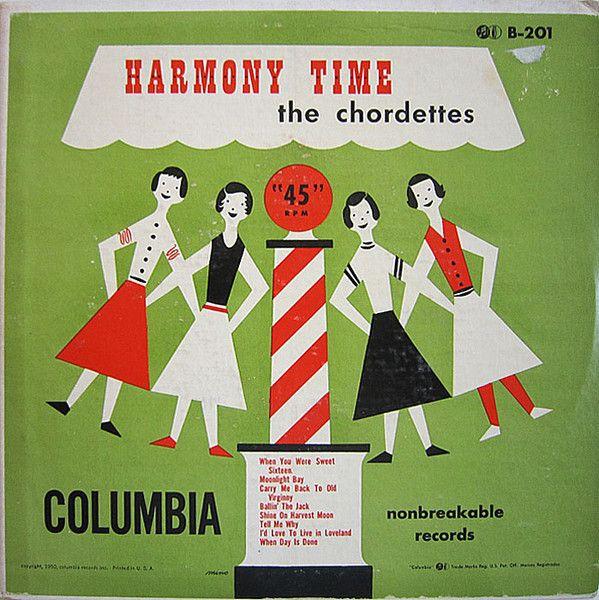 Portada de Álbum "Harmony Time", de The Chordettes