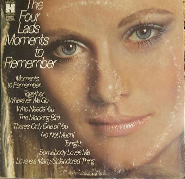 Portada de Álbum "Moments To Remember", de The Four Lads