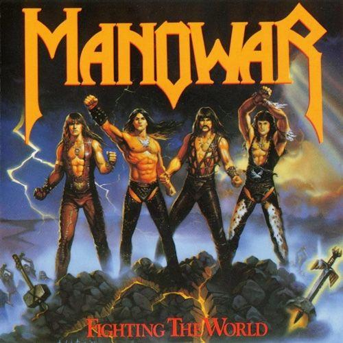Portada de Álbum "Fighting the World", de Manowar