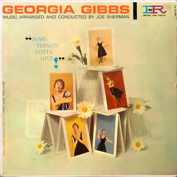 Capa do Álbum "Something's Gotta Give", de Georgia Gibbs