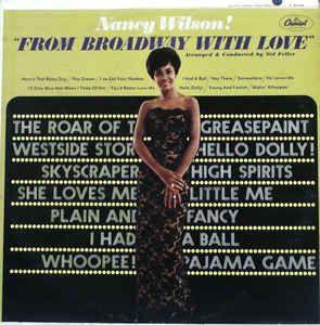 Portada de Álbum "From Broadway With Love", de Nancy Wilson