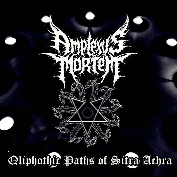 Capa do Single/EP "Qliphothic Paths Of Sitra Achra", de Amplexus Mortem