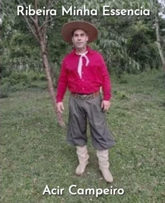 Portada de Álbum "Ribeira Minha Essência ", de Acir Campeiro