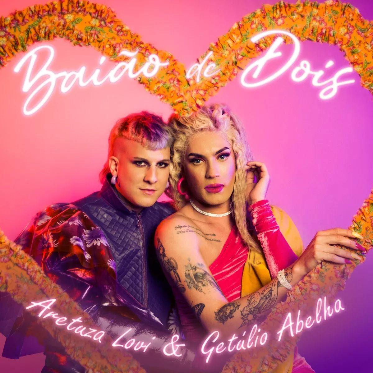 Portada de Sencillo/EP "Baião de Dois", de Aretuza Lovi