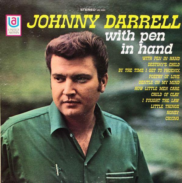 Portada de Álbum "With Pen In Hand", de Johnny Darrell