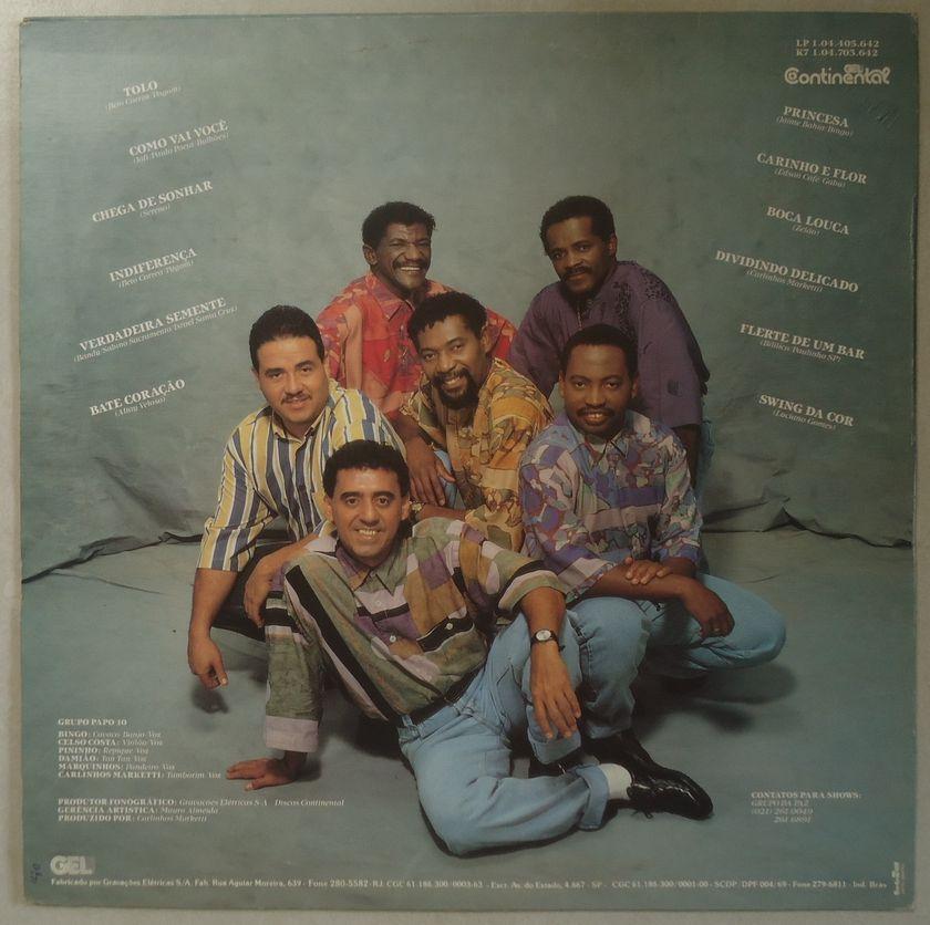 Portada de Álbum "Sangue Bom", de Grupo Papo 10