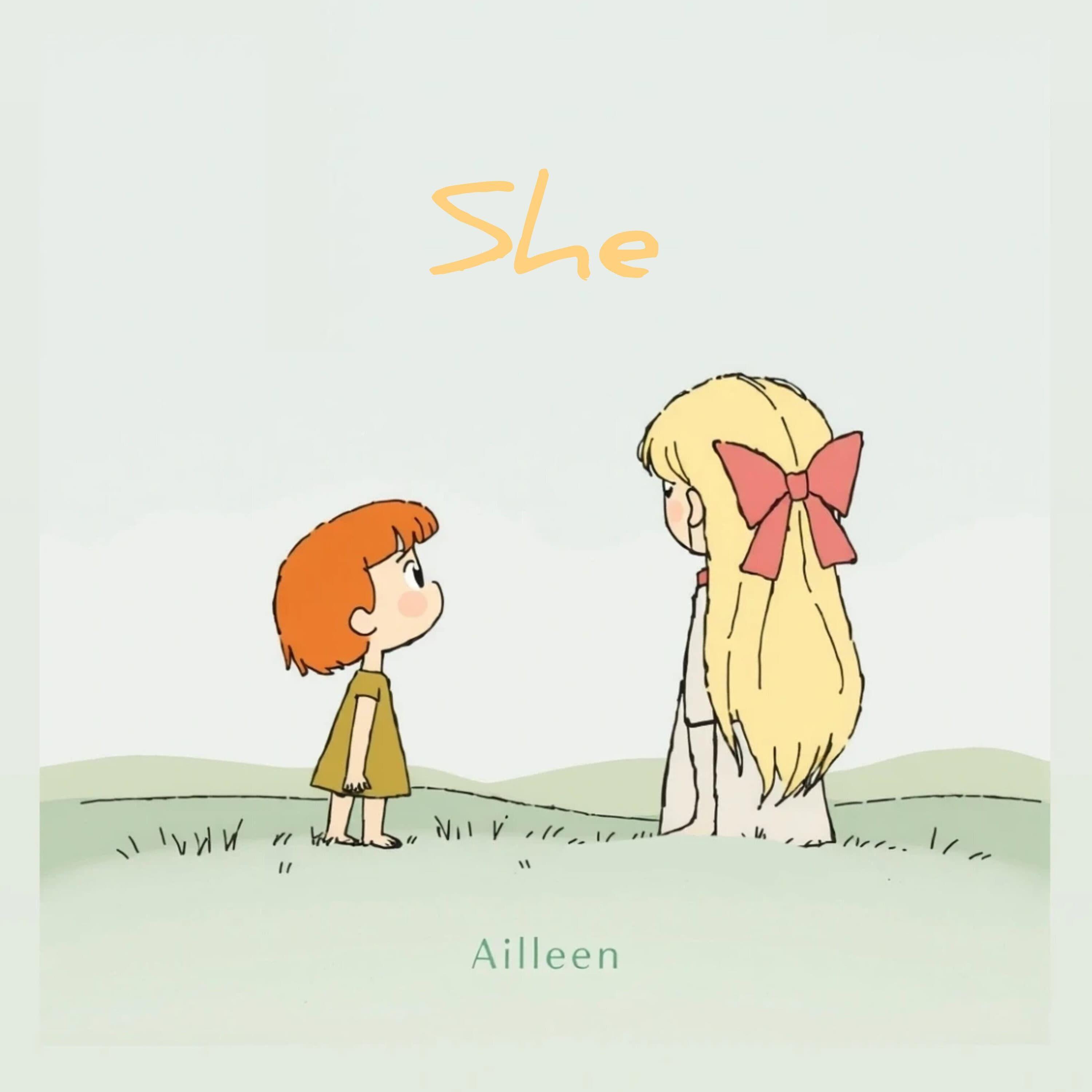 Portada de Sencillo/EP "She", de Ailleen